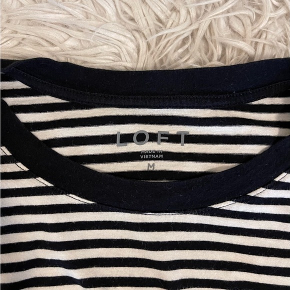 LOFT | Basic Stripped | Long Sleeved Tee - Picture 3 of 12
